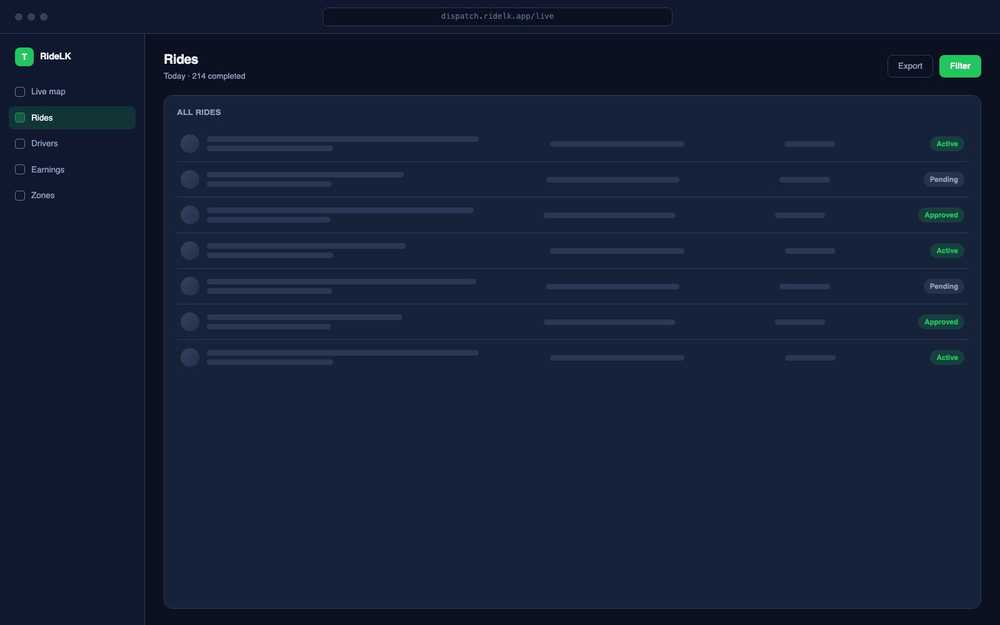 Taxi Booking Platform — screen 1